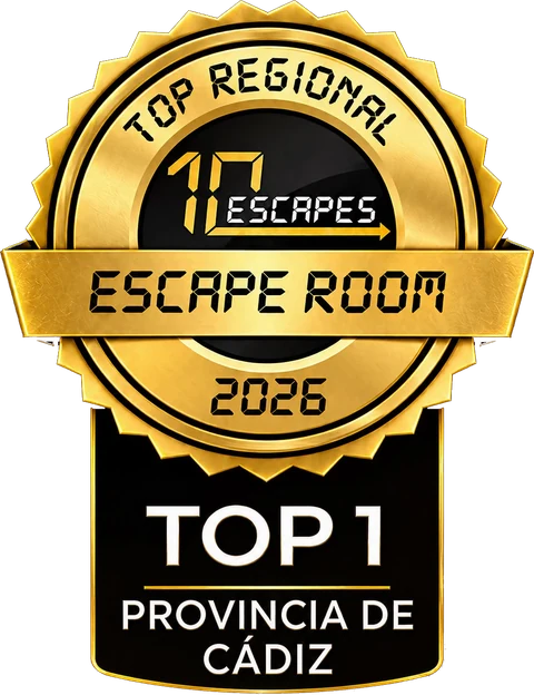 Top Regional 10Escapes Escape Room 2026 — Top 1 Provincia de Cádiz