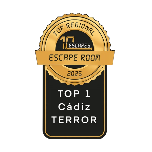 Top Regional 10Escapes Escape Room 2025 — Top 1 Cádiz Terror